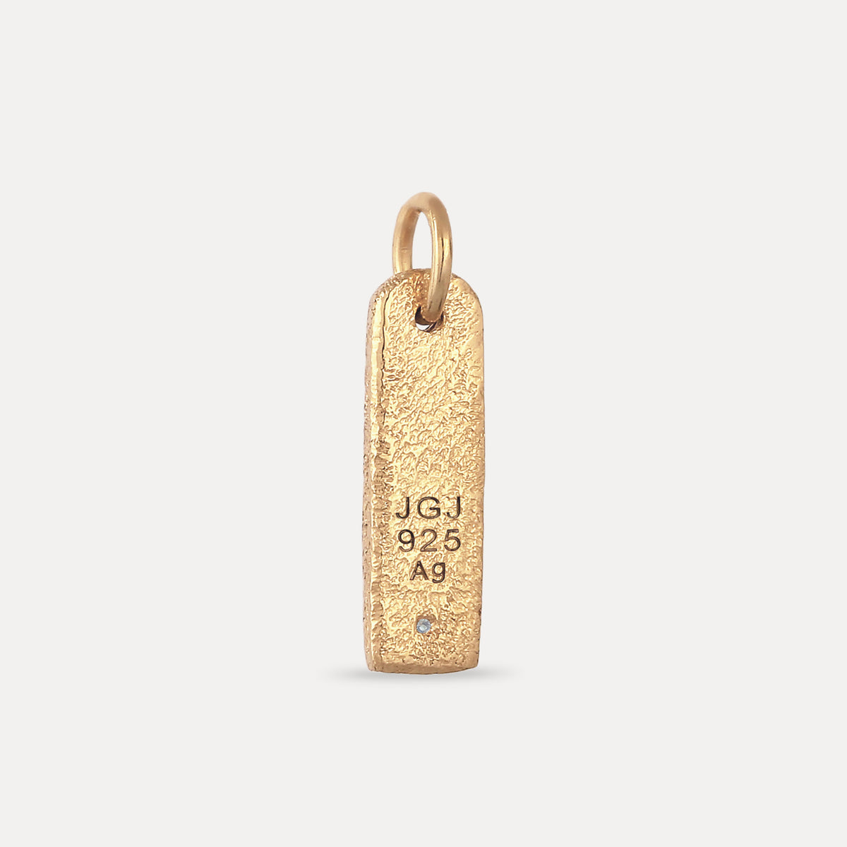 Aquamarin Bar Anhänger - Antique