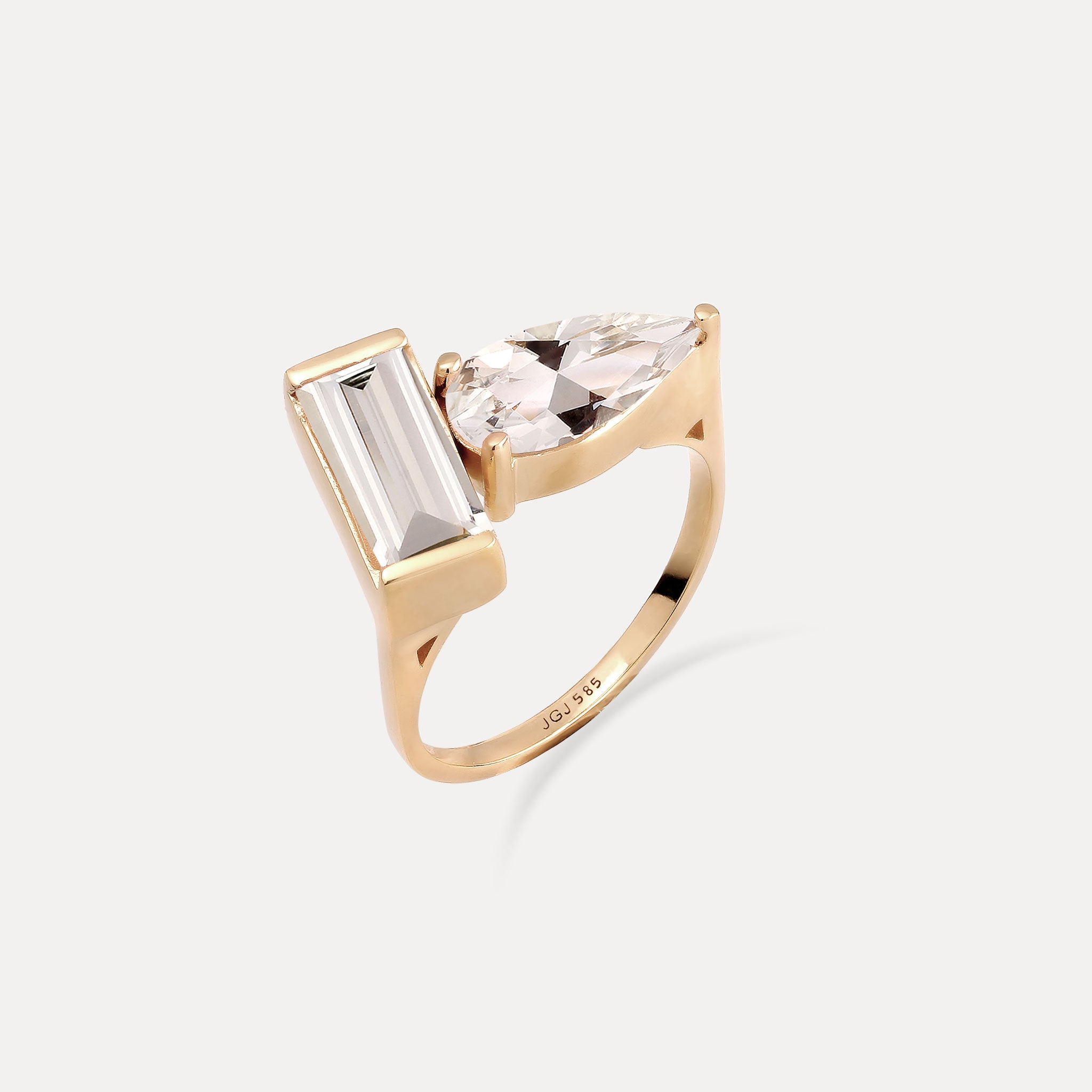 Beryll Balance Ring | 585 Gold