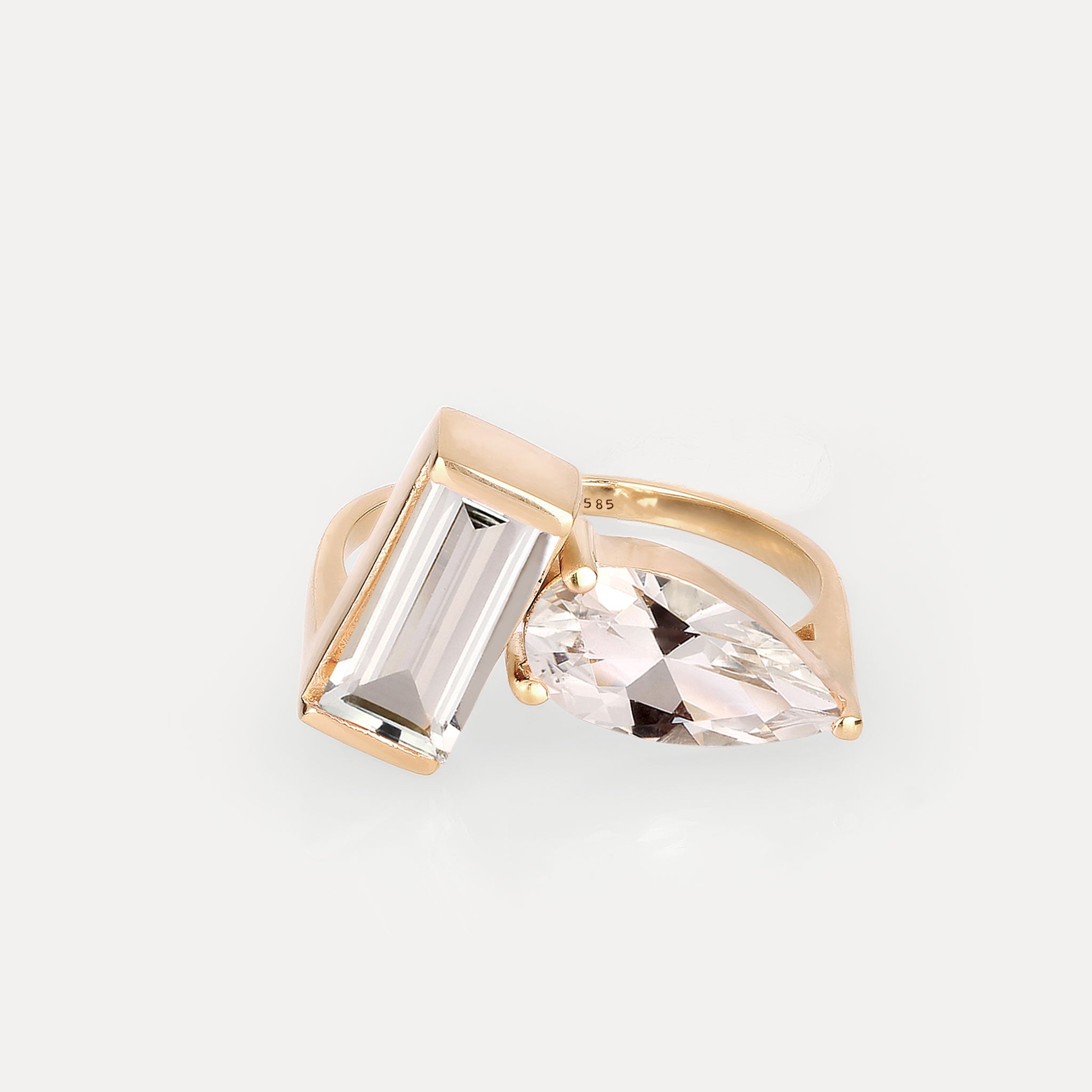 Beryll Balance Ring | 585 Gold