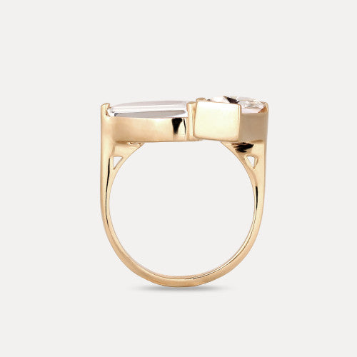 Beryll Balance Ring | 585 Gold