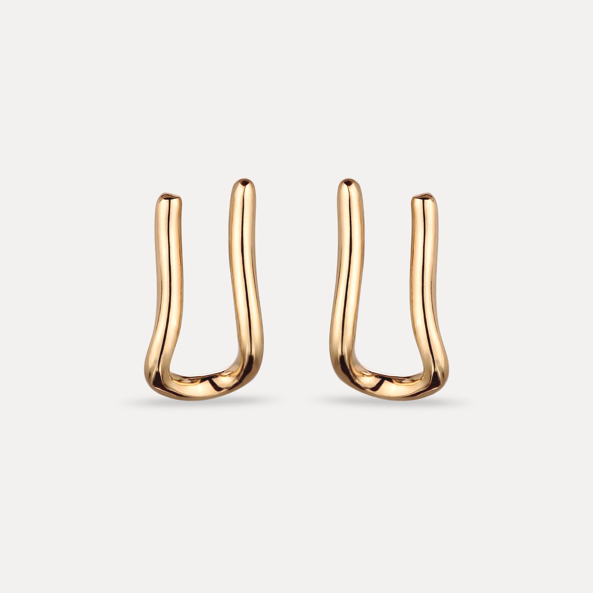 Charm Hanger Ohrstecker Ohrringe | 585 Gold