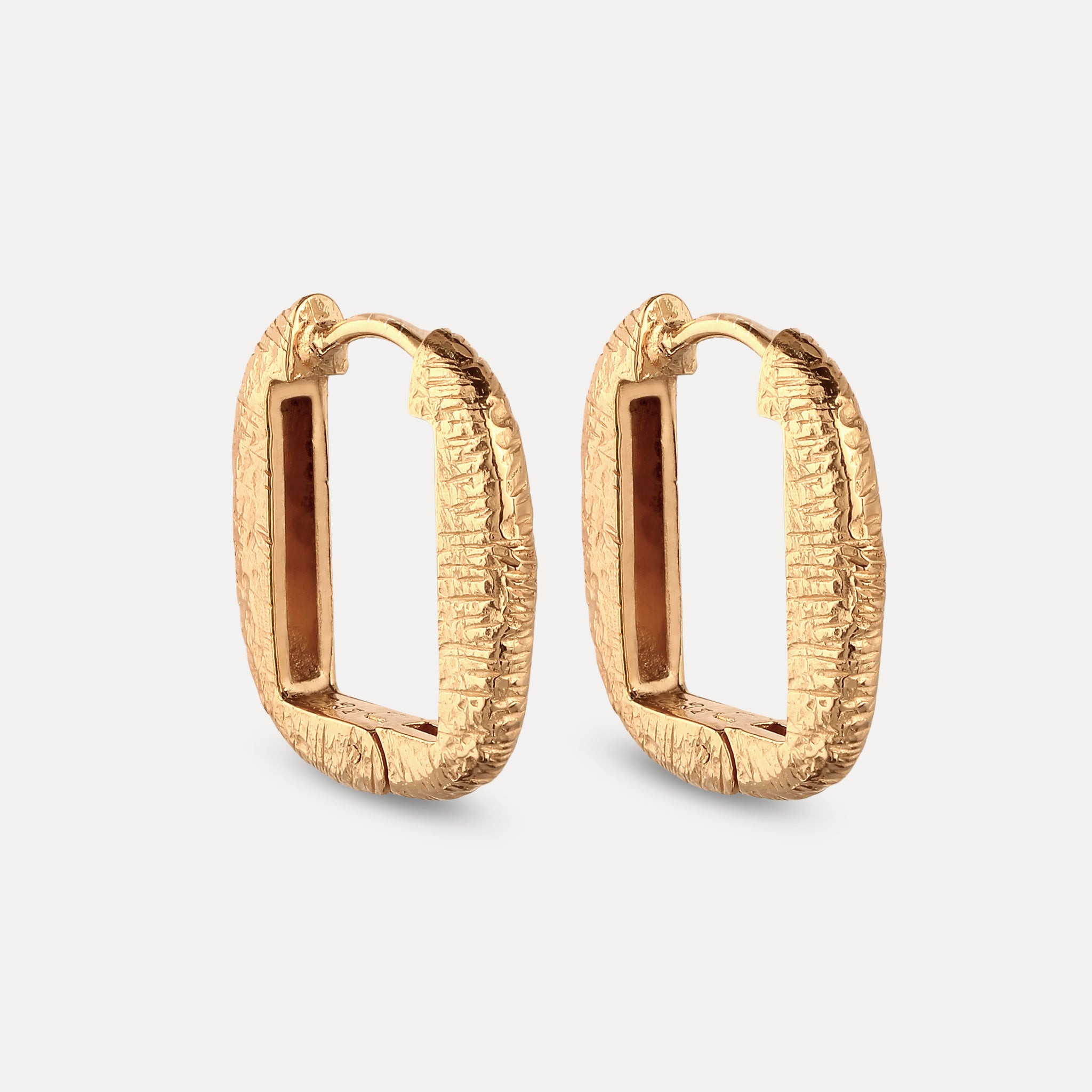 Contour Creolen Ohrringe - Antique