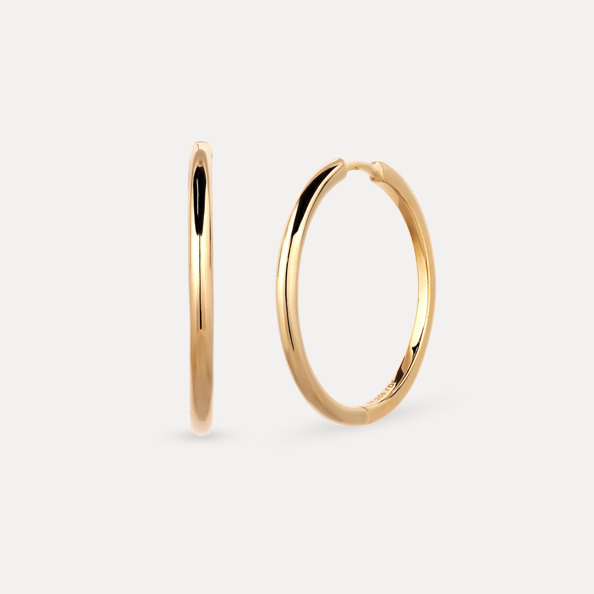 Double-Sided Creolen Ohrringe