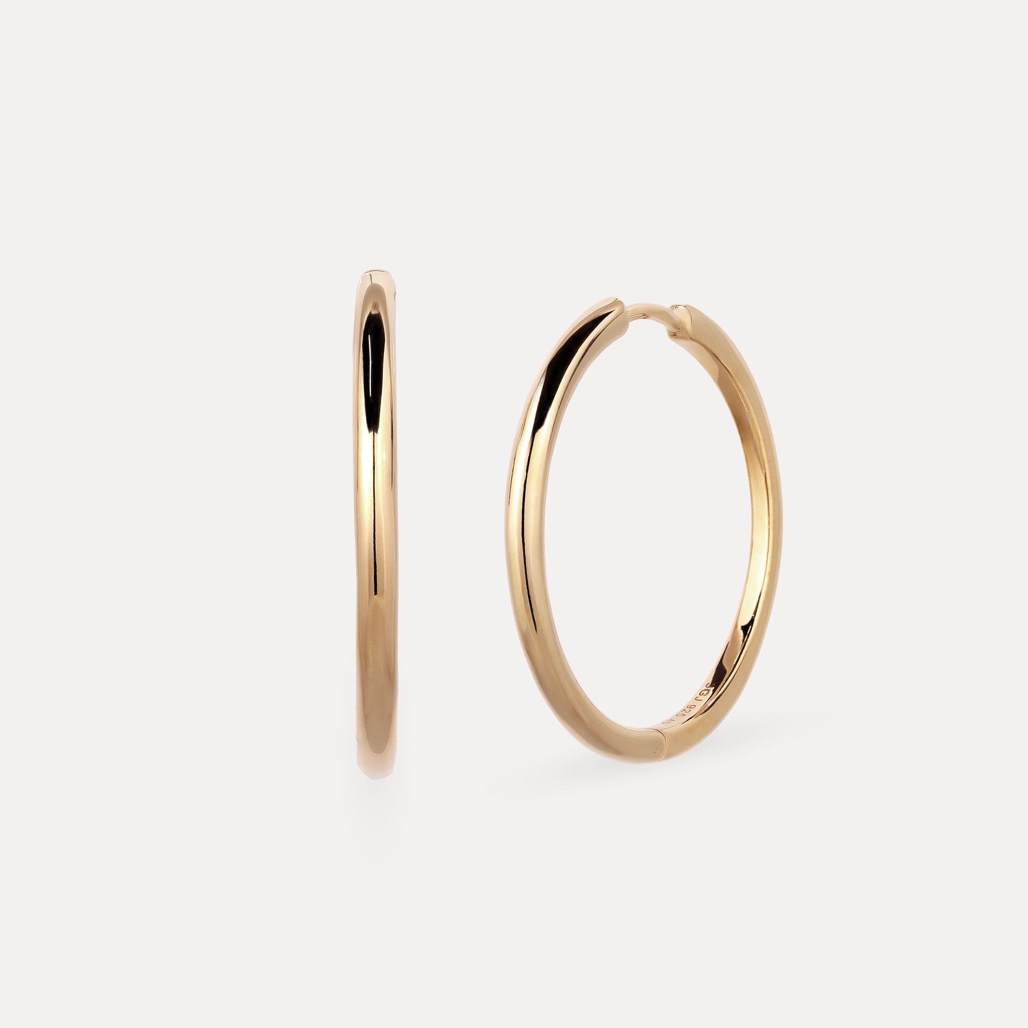 Double-Sided Creolen Ohrringe