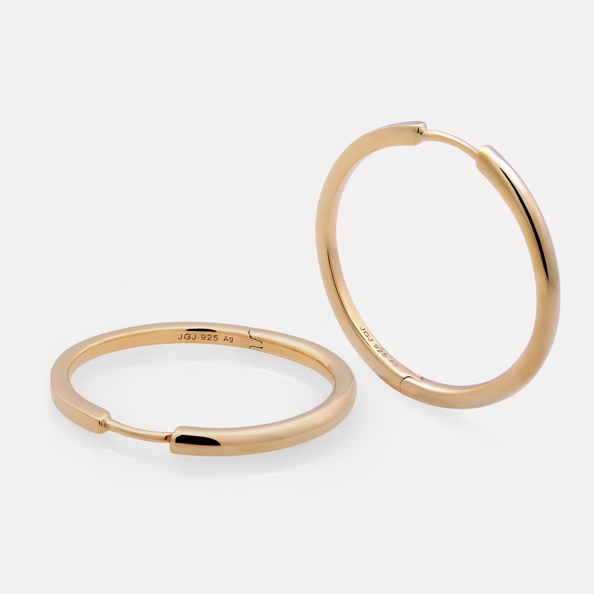 Double-Sided Creolen Ohrringe