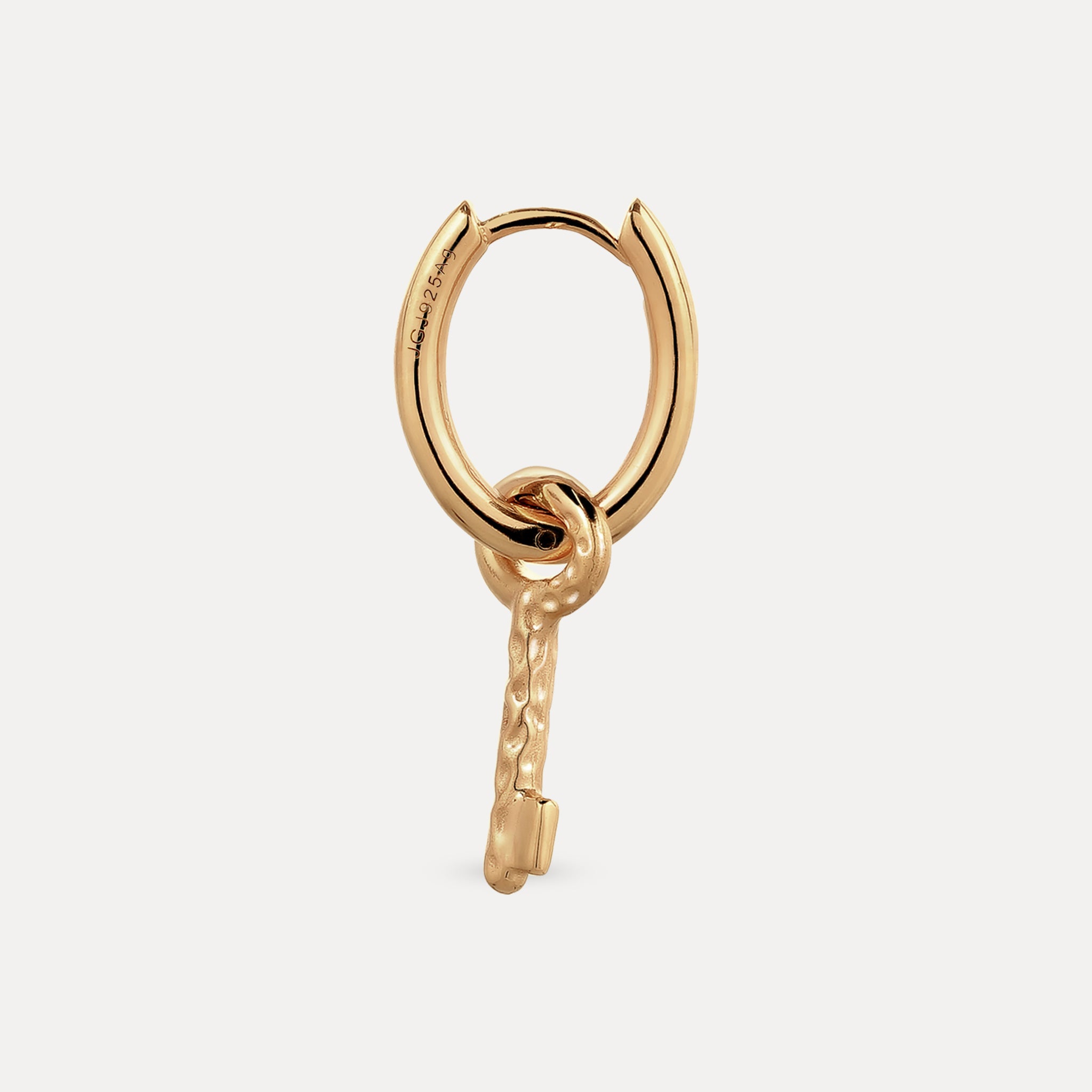 Key Creolen Ohrring