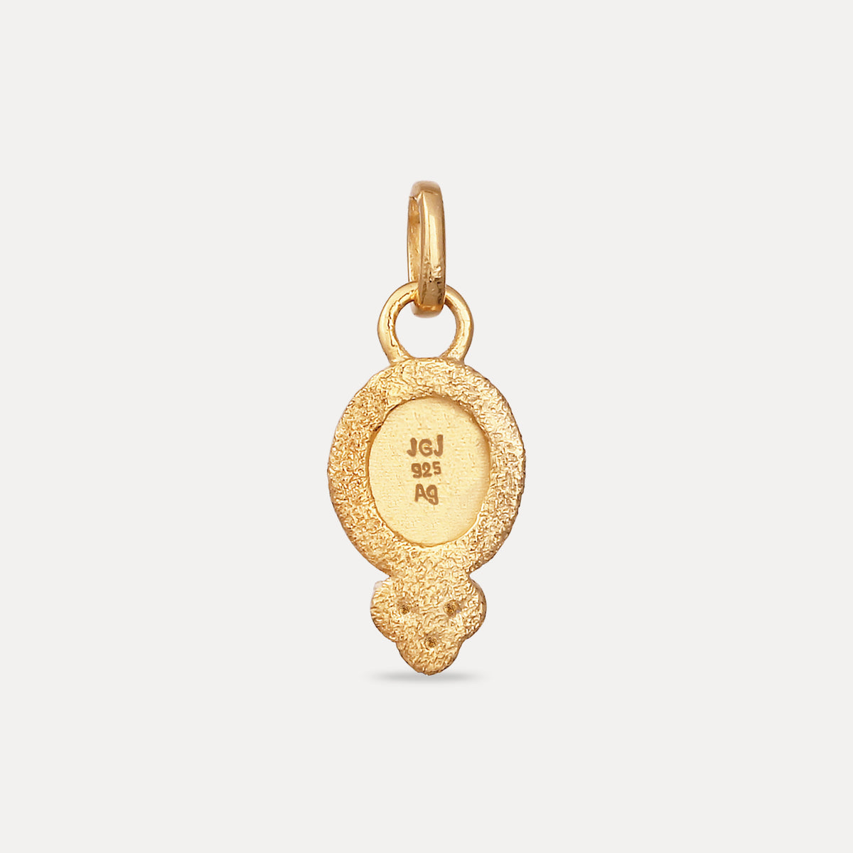 Mandarin Granat Trinity Emblem Anhänger - Antique