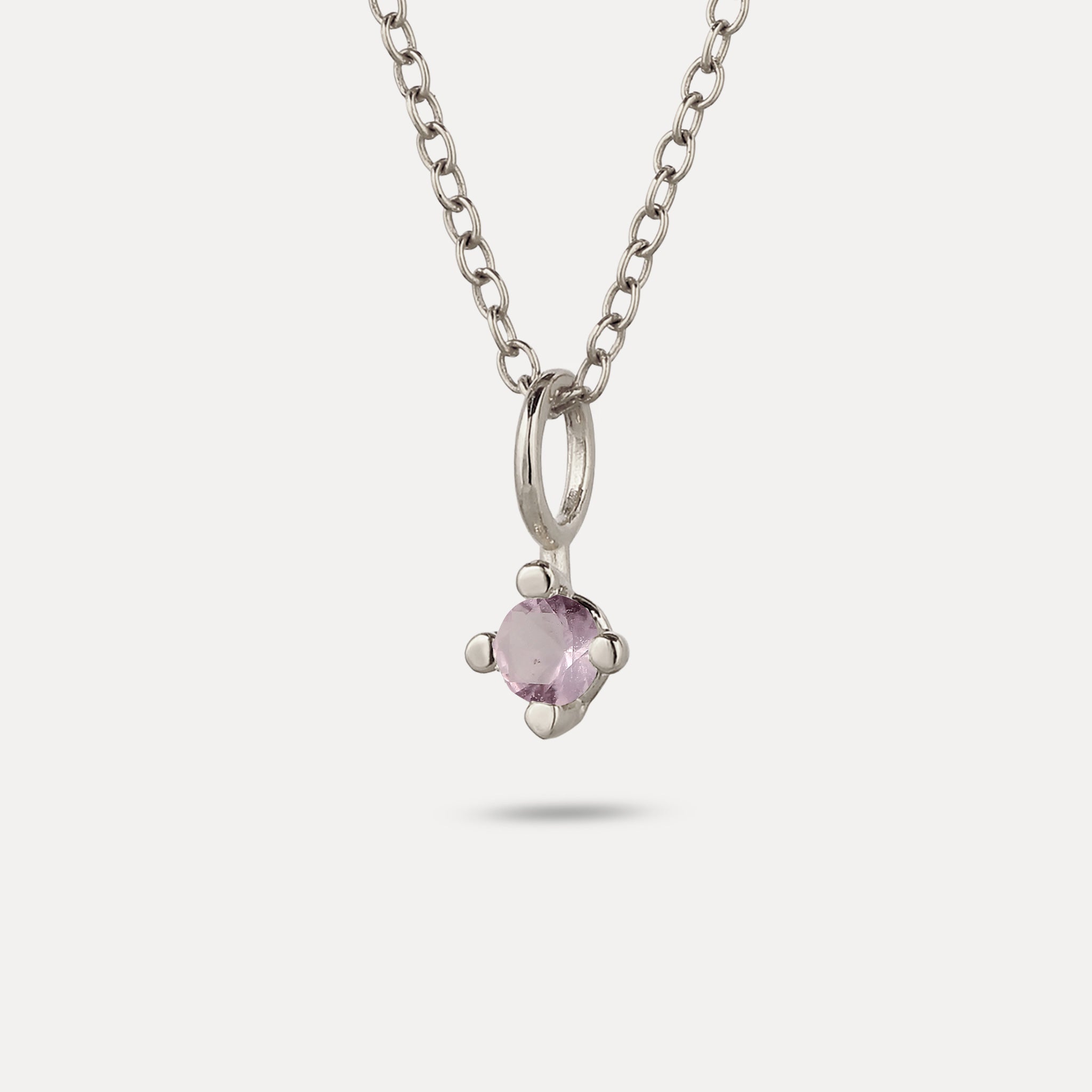 The Minimalist Birthstone Charm Anhänger