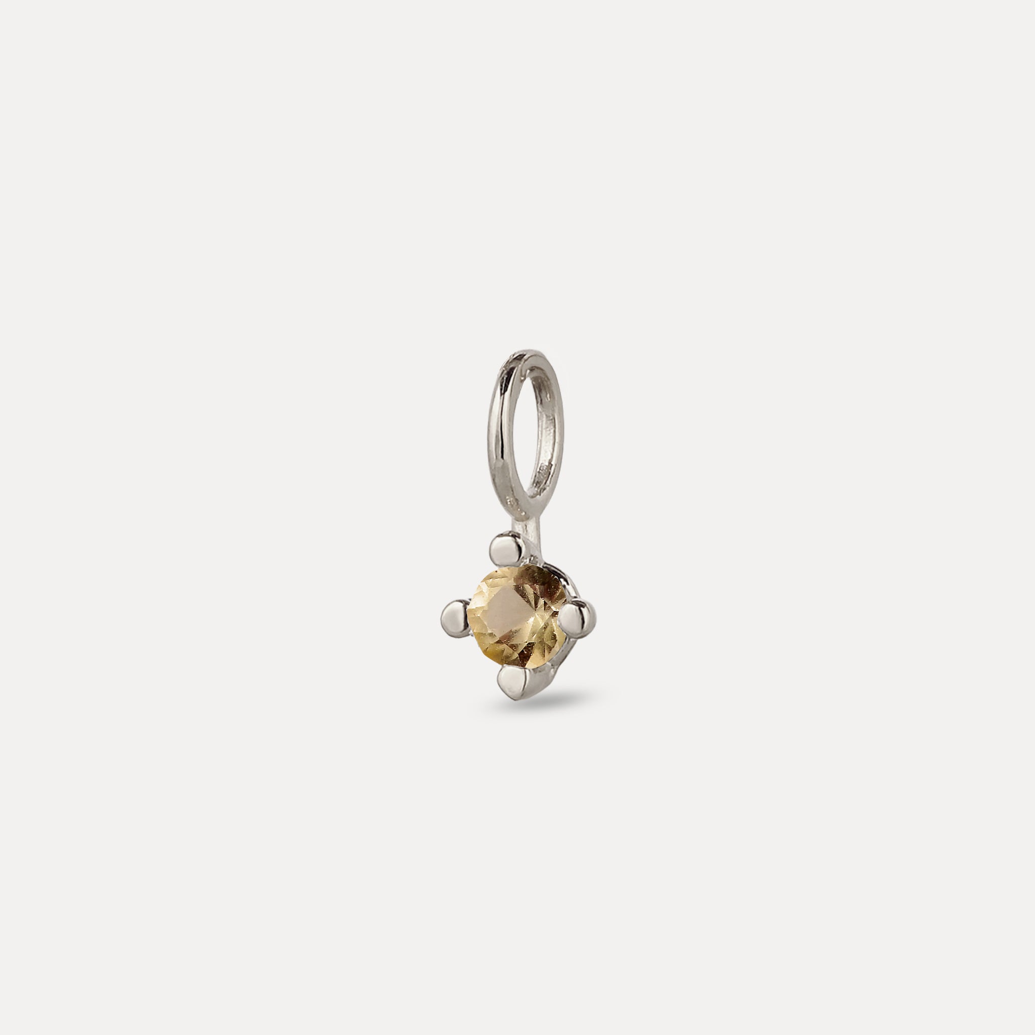 The Minimalist Birthstone Charm Anhänger