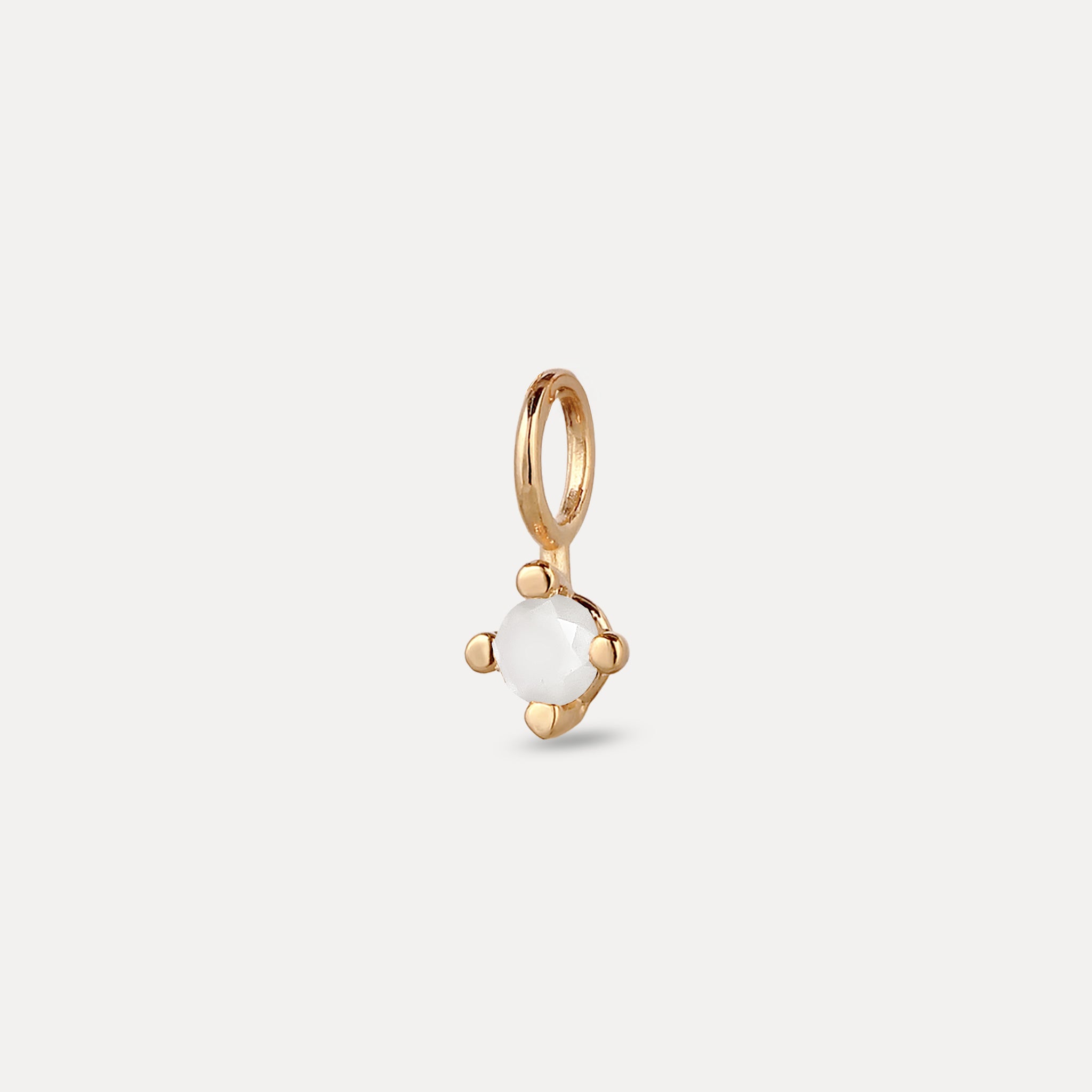 The Minimalist Birthstone Charm Anhänger