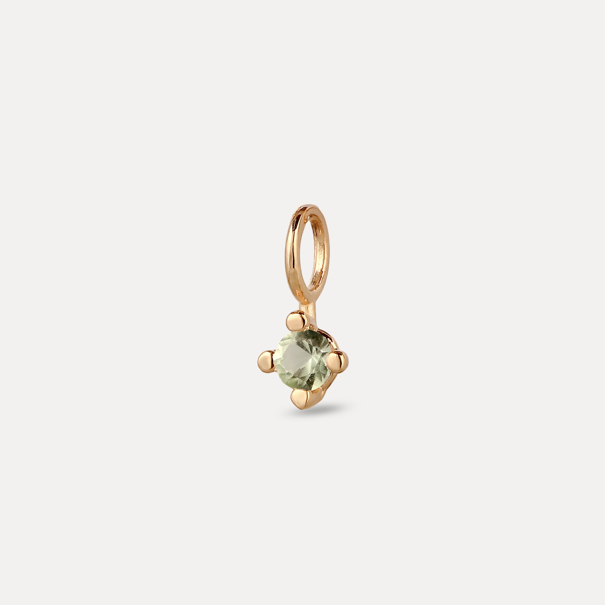 The Minimalist Birthstone Charm Anhänger