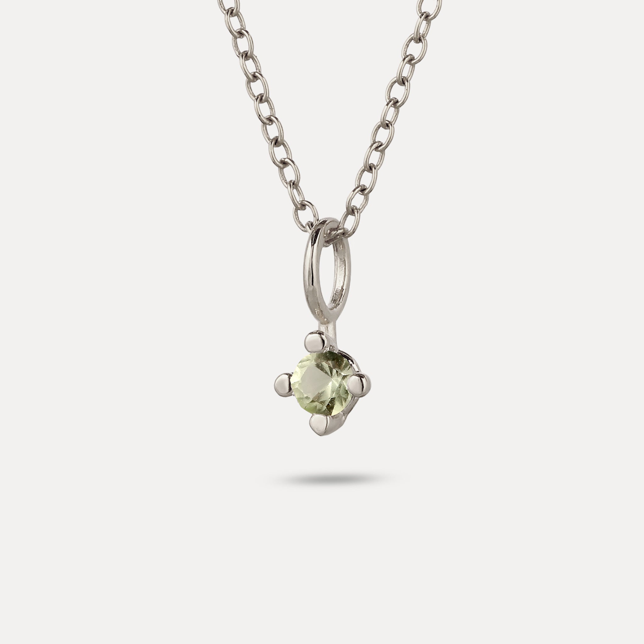 The Minimalist Birthstone Charm Anhänger