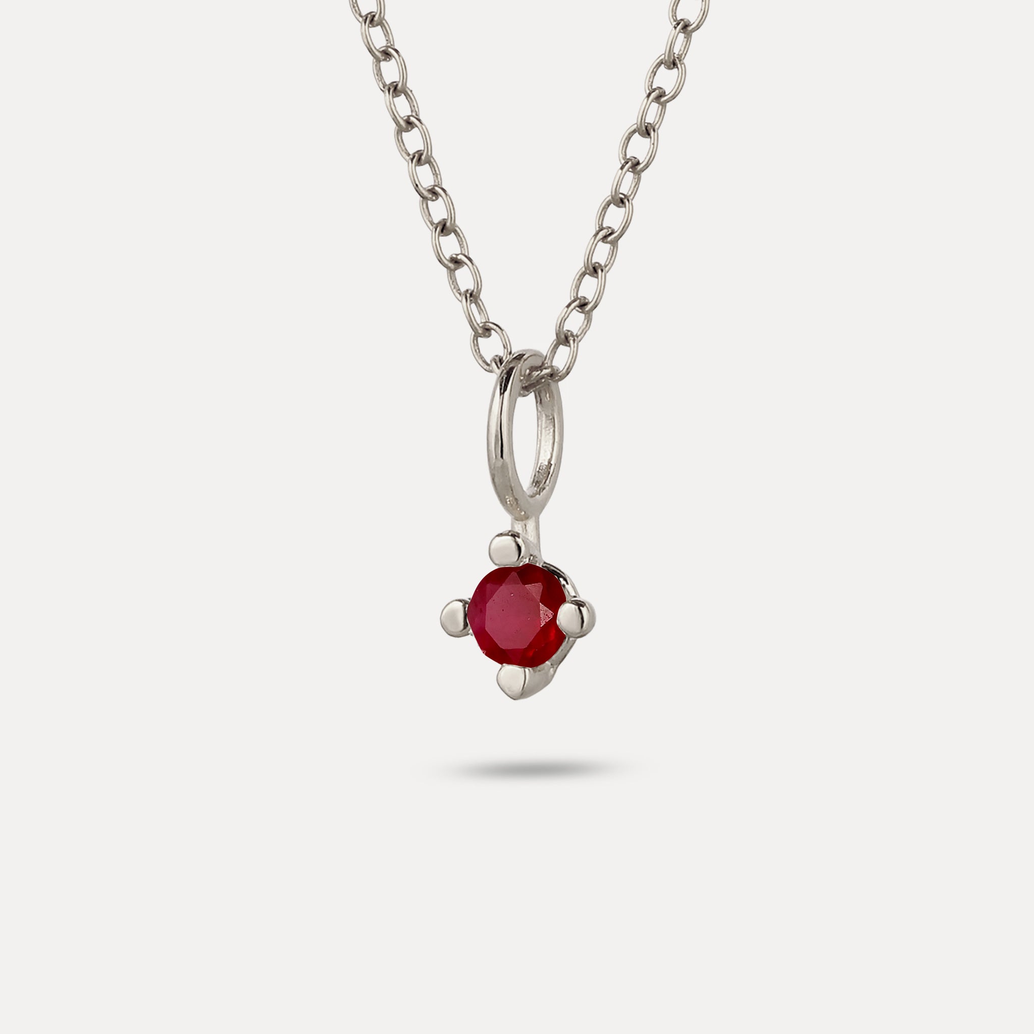 The Minimalist Birthstone Charm Anhänger