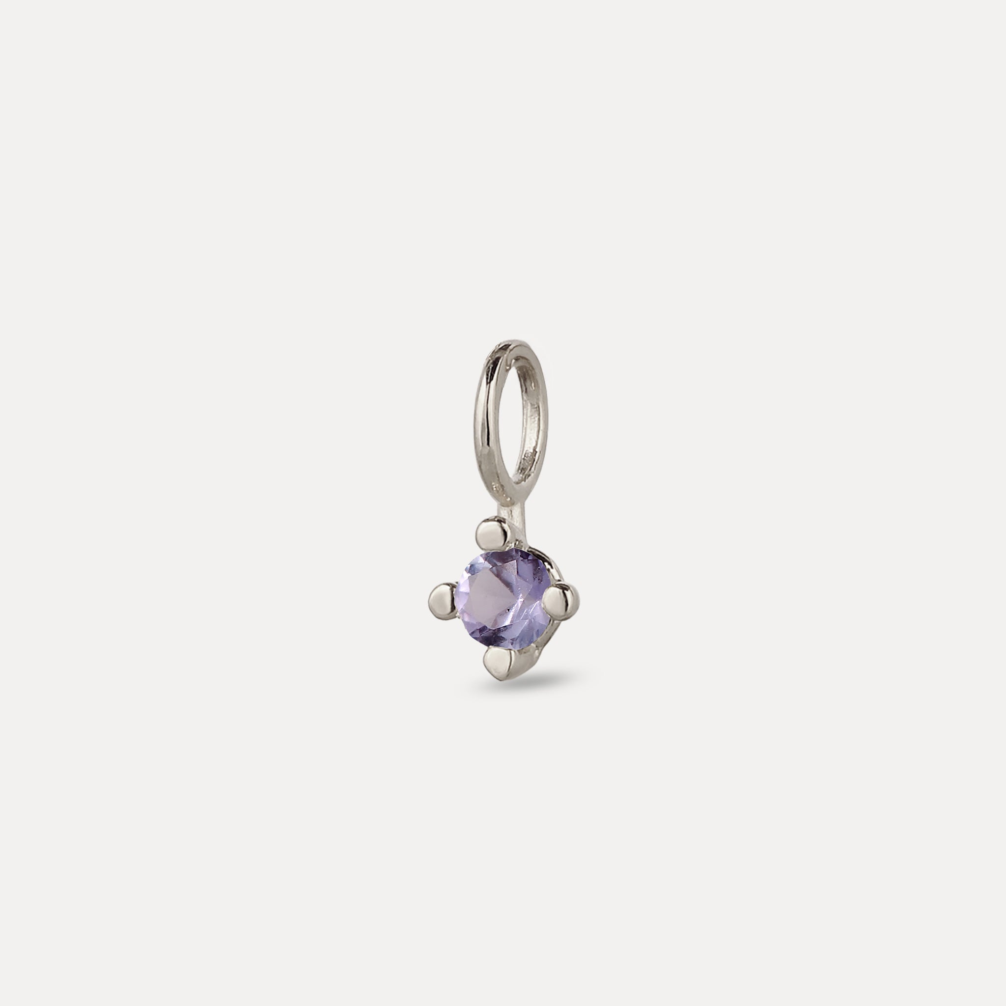 The Minimalist Birthstone Charm Anhänger