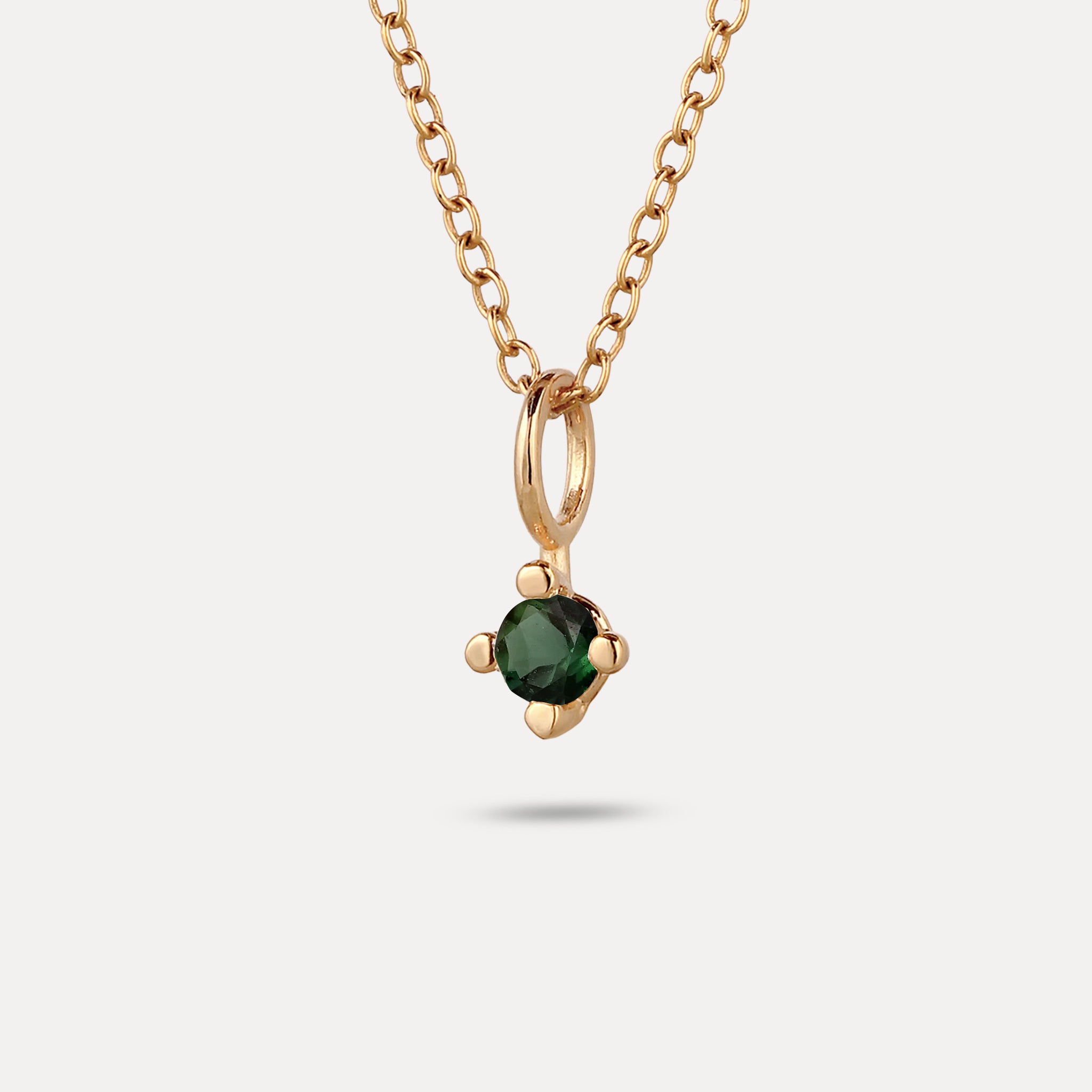The Minimalist Birthstone Charm Anhänger