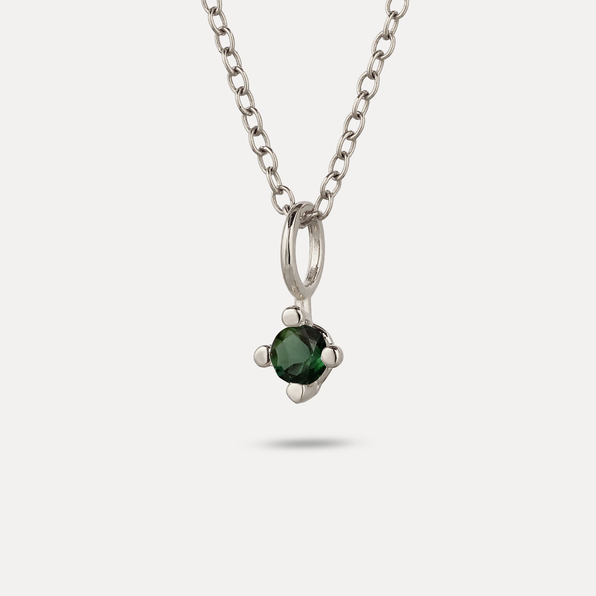 The Minimalist Birthstone Charm Anhänger