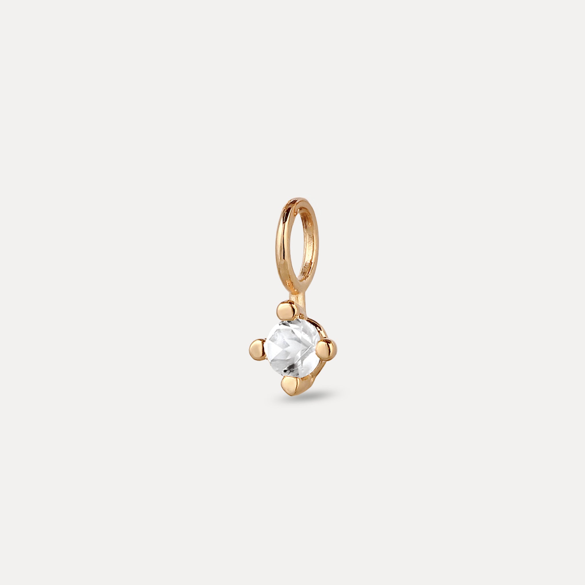 The Minimalist Birthstone Charm Anhänger