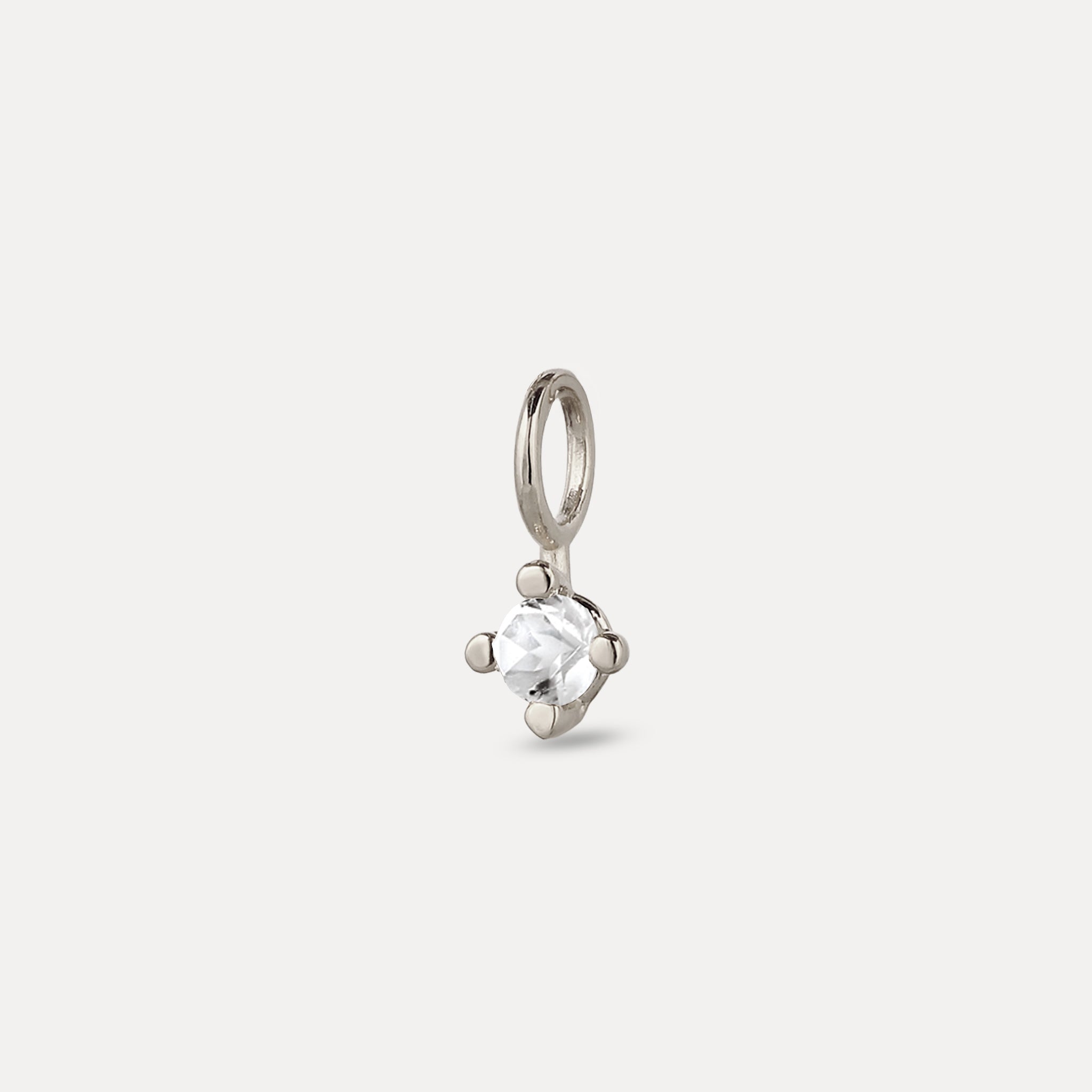 The Minimalist Birthstone Charm Anhänger