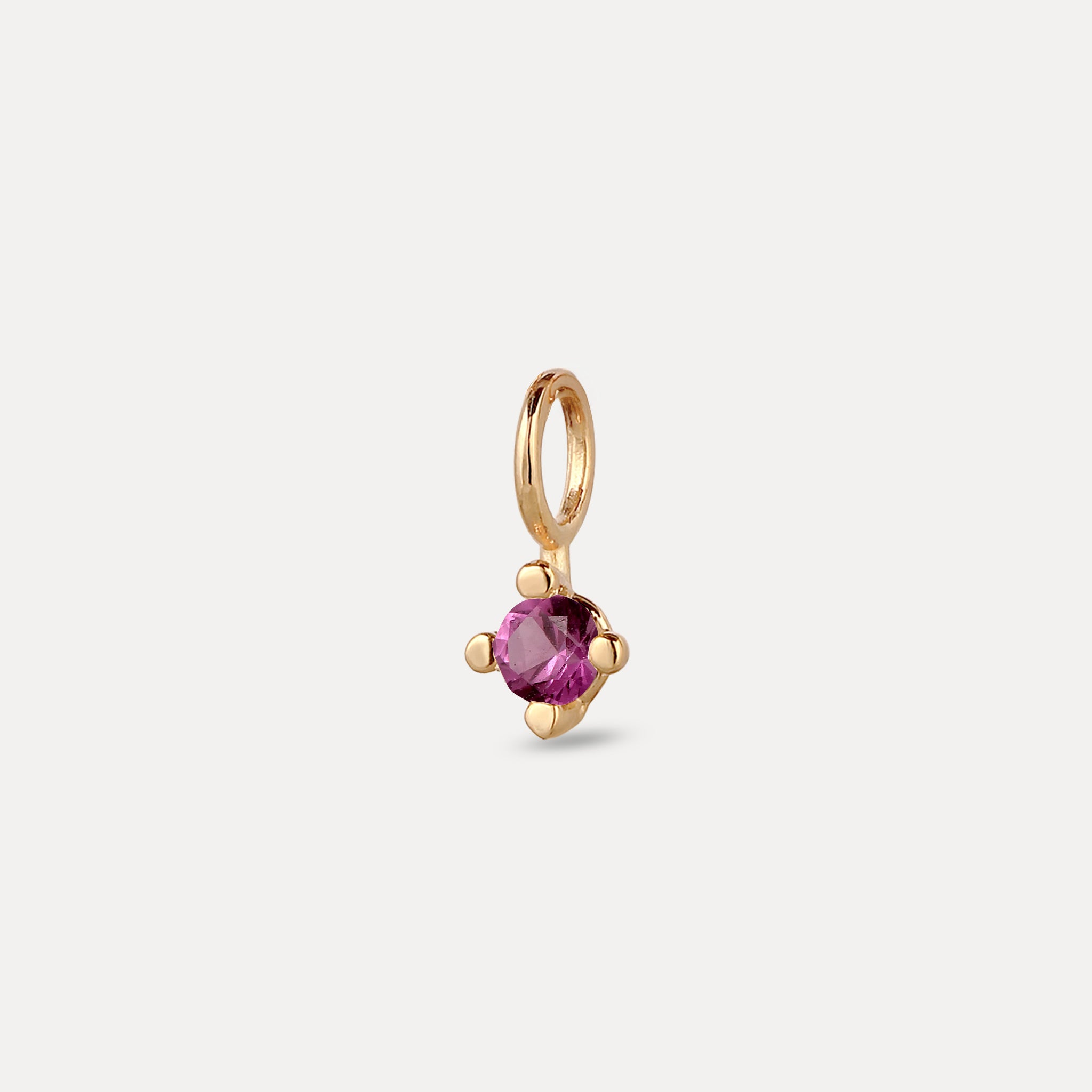 The Minimalist Birthstone Charm Anhänger