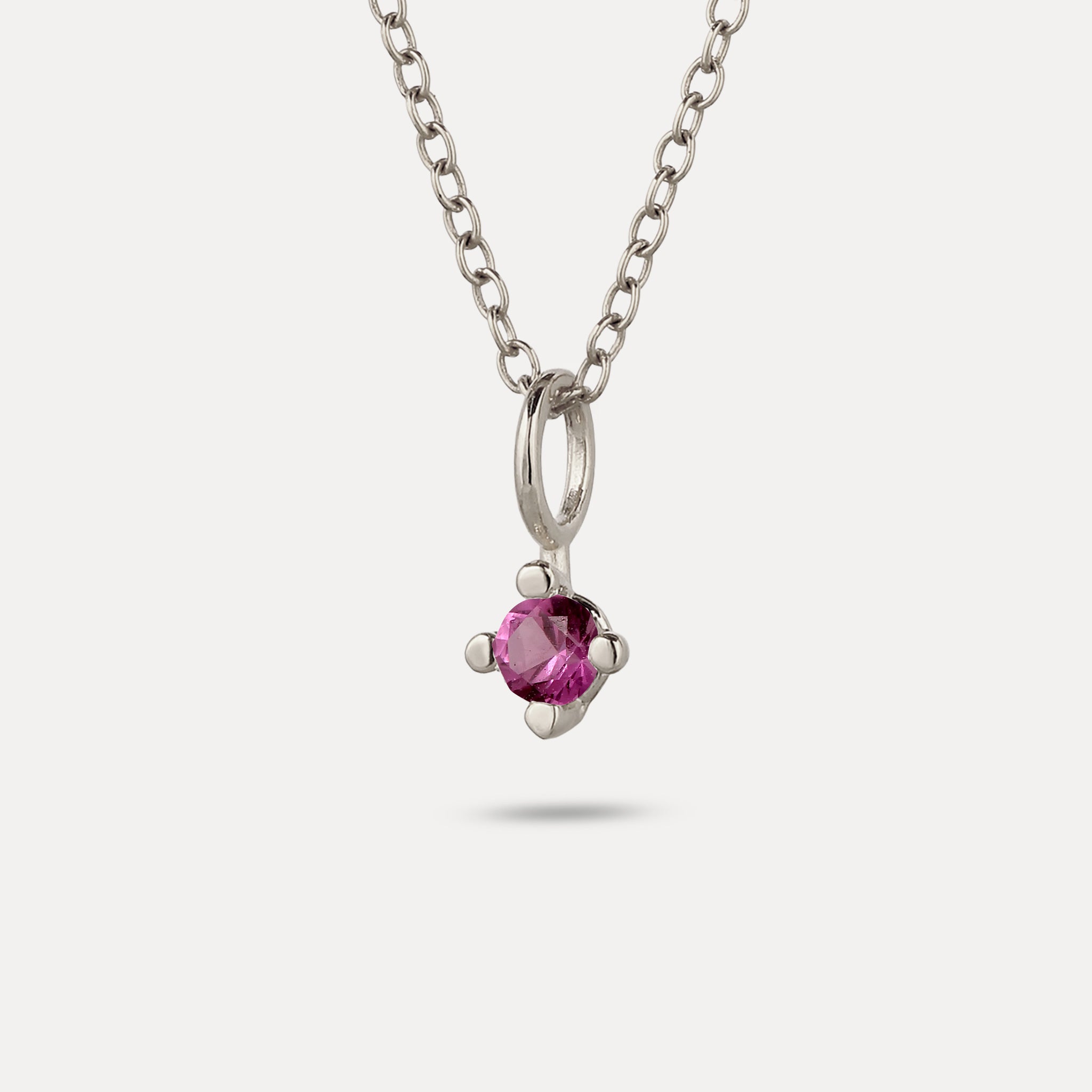 The Minimalist Birthstone Charm Anhänger