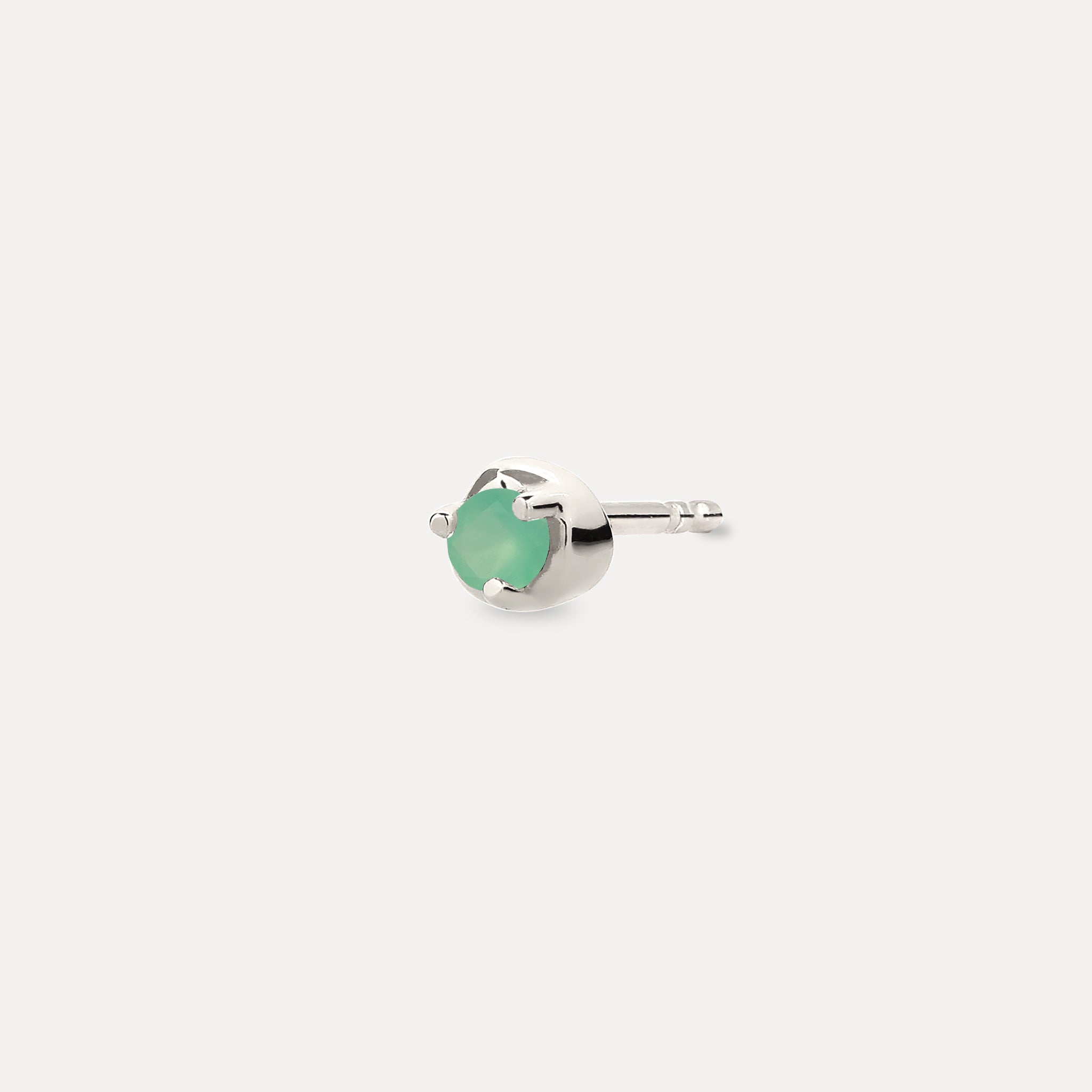 Mini Birthstone Ohrstecker Ohrringe - Single
