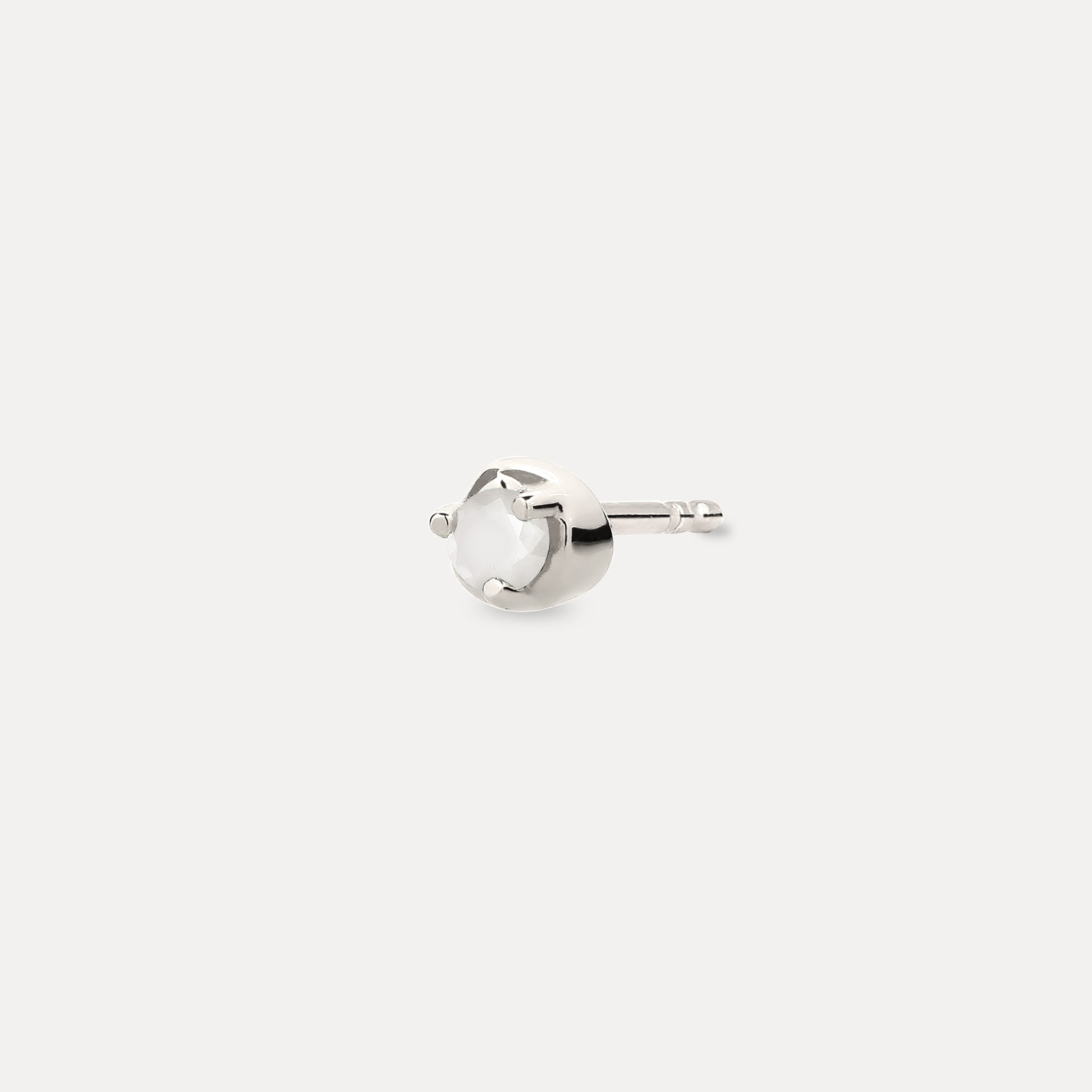 Mini Birthstone Ohrstecker Ohrringe - Single