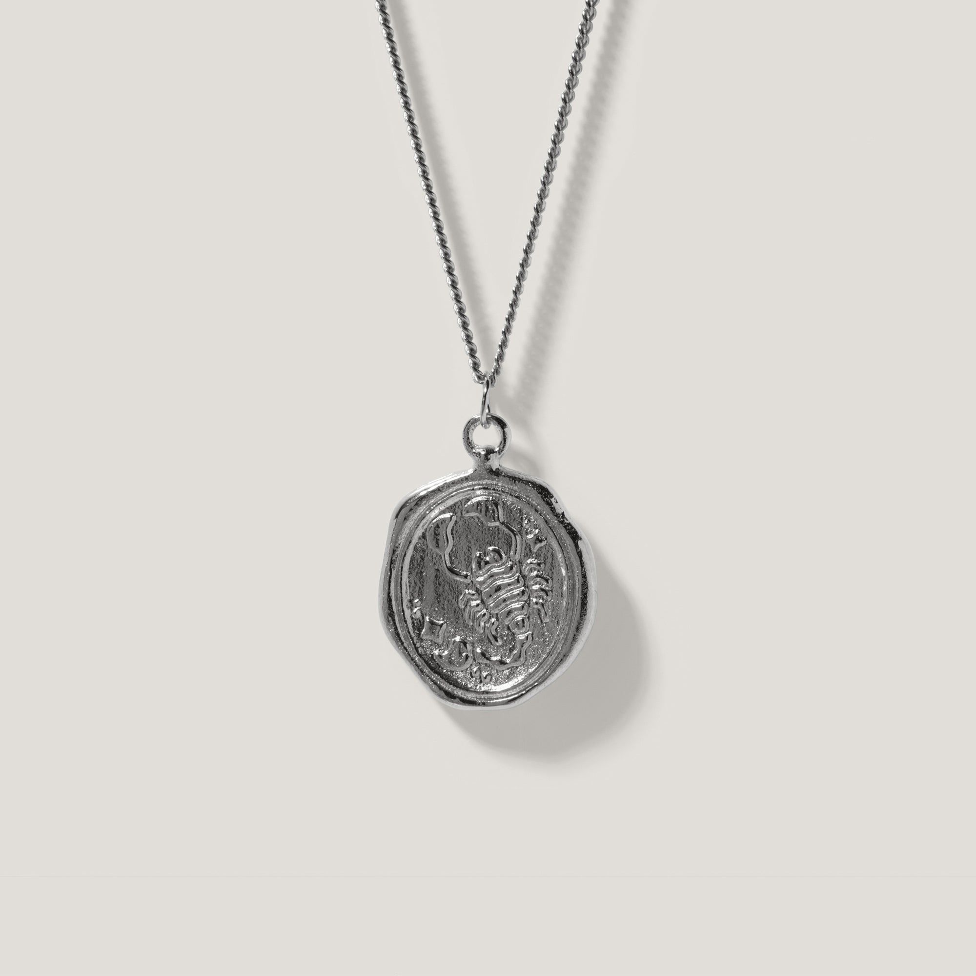 Zodiac Seal 925 Silber mit Panzerkette