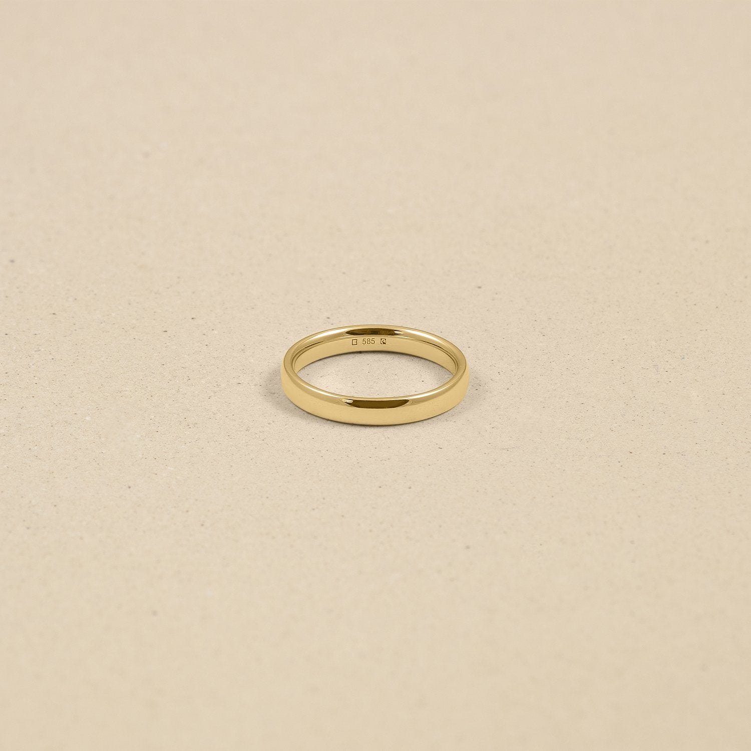 Round Fair Band Jewelry Stilnest 46 (14.6 mm) 14ct Fair Trade Gold 
